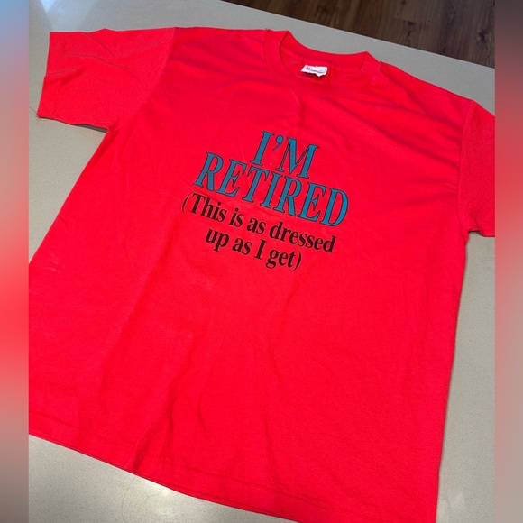 Men’s VTG 90’s New Retired Single Stitch T-Shirt sz L 50/50 Hanes - Picture 1 of 5